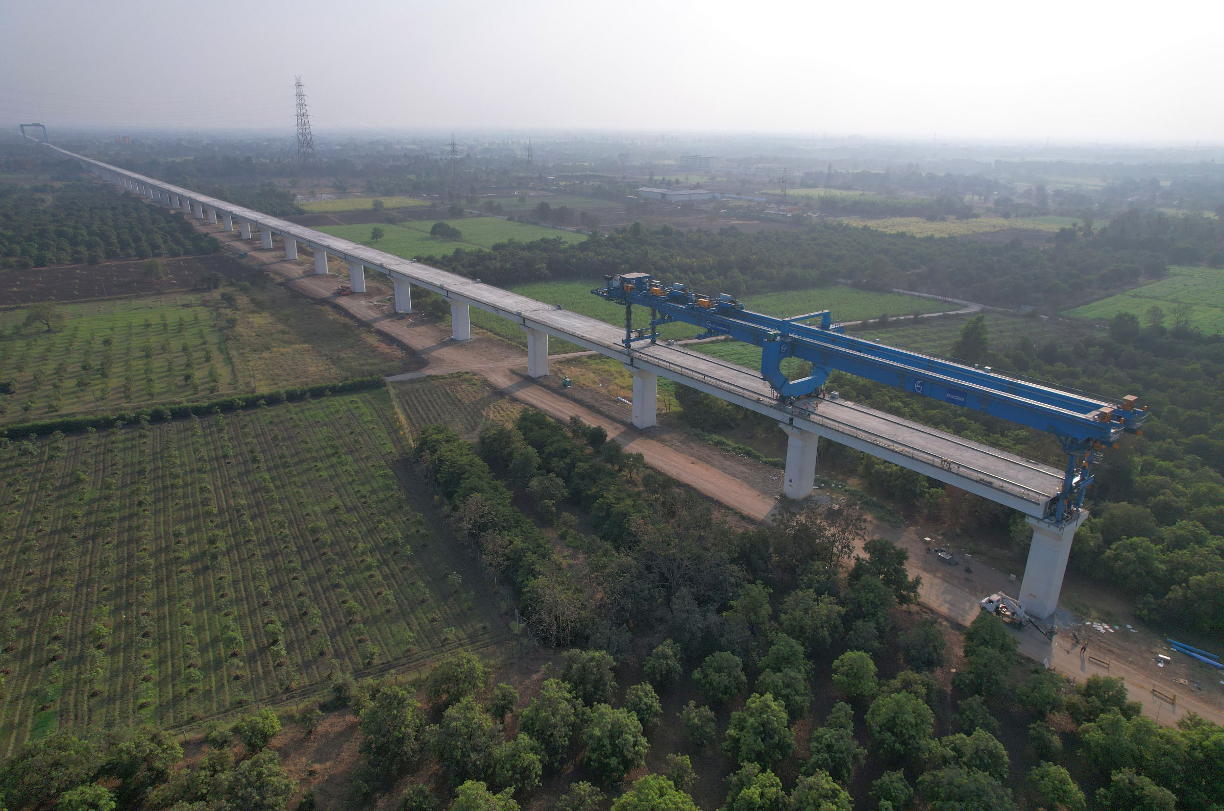 MAHSR C4, 19 मई 2021, सेक्शन 3, CH264 से CH265 किमी '594'